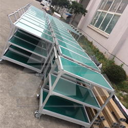 鋁型材三層小推車定制加工設(shè)計(jì)效果展示圖介紹